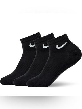 Nike Unisex Adult Everyday Cushioned Training Ankle Socks (3-Pack)